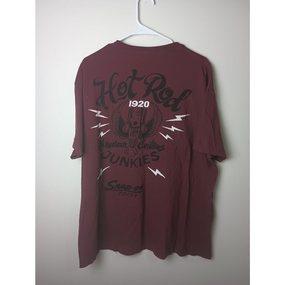 Snap-On Men's Graphic T-Shirt Hot Rod Junkies Short sleeve Size 2XL